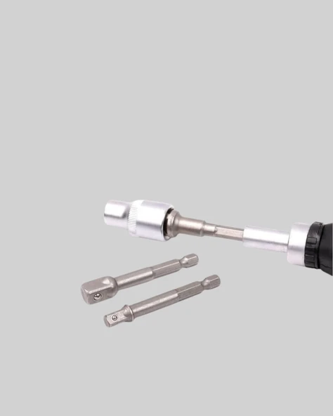 Ergonomik 16 Parça Bits Tornavida Uç ve Adaptör Seti - Resim 2