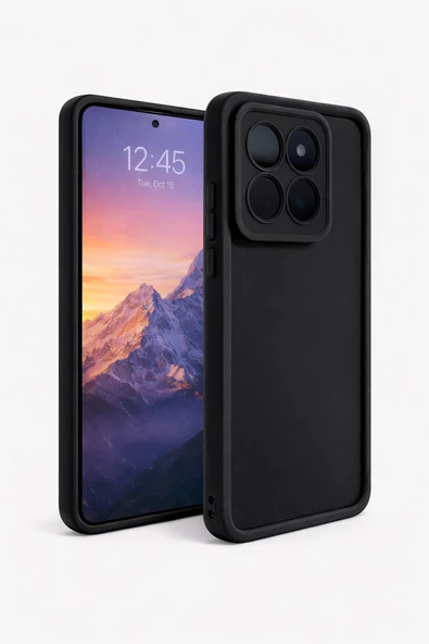 mi 14T Uyumlu Kamera Çıkıntılı Mat Silikon Telefon Kılıfı ürün görseli 1