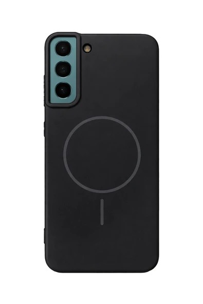 Samsung Galaxy S22 Plus Uyumlu Kamera Çıkıntılı Magsafe Wireless Şarj Özellikli Sert Sararmaz Silikon Kılıf ürün görseli 1