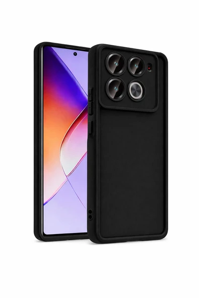 infinix Note40Pro 4G/5G VE Note40Pro+ 5G Uyumlu Kamera Çıkıntılı Mat Silikon Telefon Kılıfı ürün görseli 1