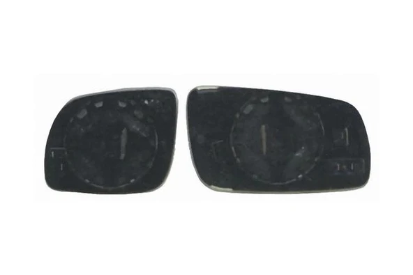 Audi A3 A4 A6 A8 1995-2000 Elektrikli Ayna Camı Kör Noktalı Mavi Büyük Sol (Oem No: 4B0857535B) ürün görseli 1