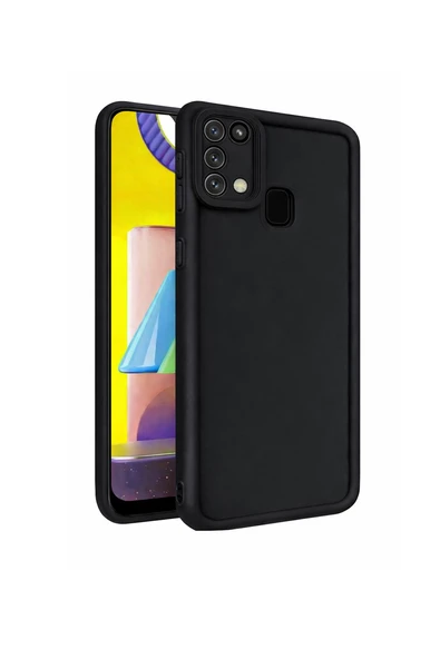 Samsung Galaxy M31 / M21s / F41 Uyumlu Kamera Korumalı Mat Silikon Telefon Kılıfı ürün görseli 1