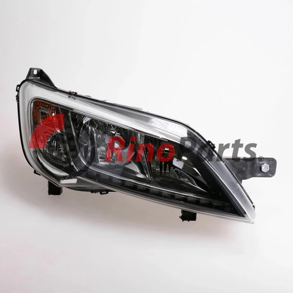 Fiat Ducato - Peugeot Boxer - Citroen Jumper (2014 Yılında Çıkan Kasa) Far Maxı - Led Sağ Ballast Motorlu Nikelaj Çerçev ürün görseli 1