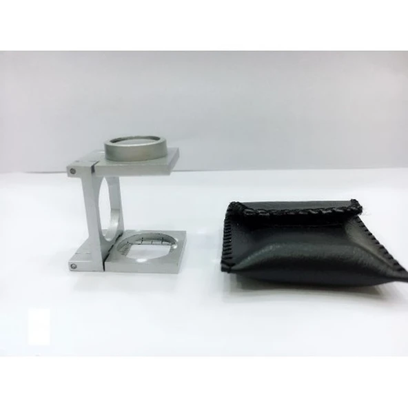 1 Cm Full Çelikkaplı Full Çelik Kaplı Katlamalı Büyüteç Th-9008A ürün görseli 1
