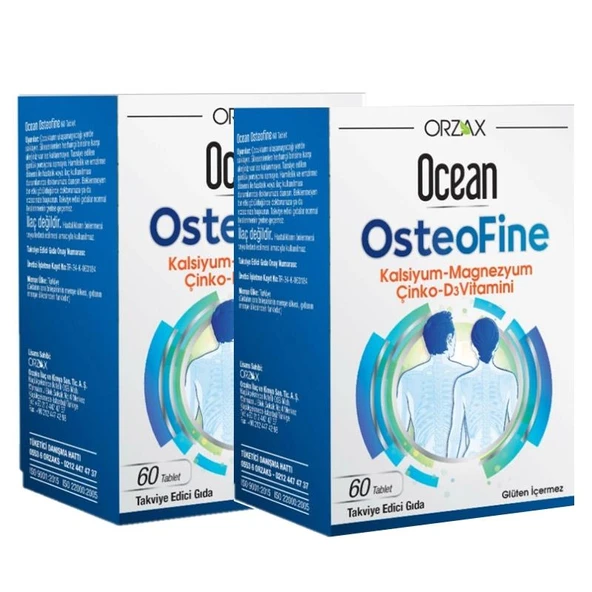 Orzax Ocean OsteoFine Takviye Edici Gıda 60 Tablet 1 Alana 1 Bedeva ürün görseli 1
