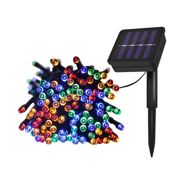 12m 100 Led RGB SOLAR MZ3-004 ürün görseli 1