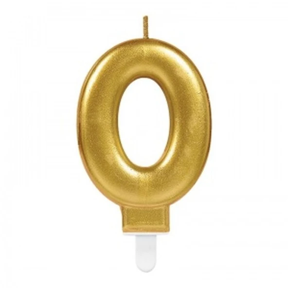 0 Rakam Mum Gold Renk ürün görseli 1