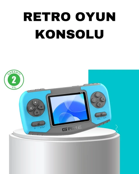 Taşınabilir Mini Video Oyun Konsolu Ergonomik Tasarım ürün görseli 1