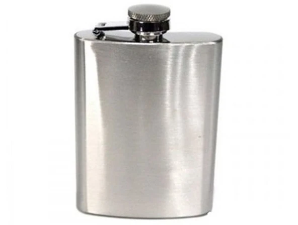 9 oz Çelik Kanyak İçki Matarası ürün görseli 1