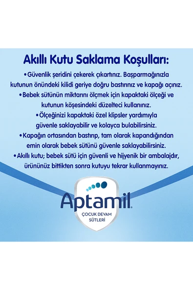 Aptamil 1 Bebek Sütü 800 Gr - Resim 5