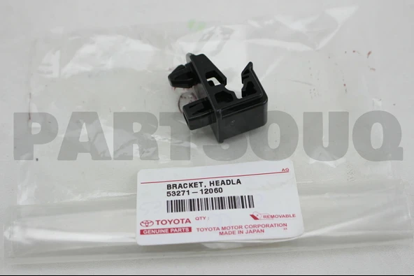 Toyota Corolla 1993-1998 Far Bağlantı Braketi (Klipsi) (Oem No: 53271-12060) ürün görseli 1