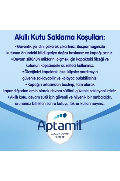 Aptamil 3 Prebiyotikli Devam Sütü 350 Gr - Resim 5