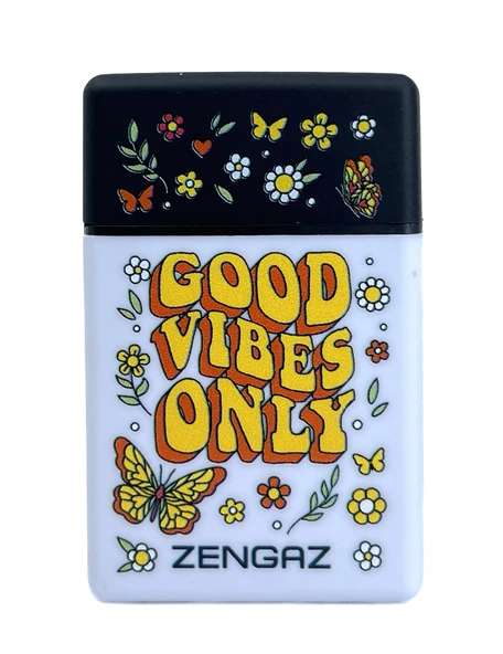 Zengaz Cool Tasarım Jet Alev Çakmak - Good Vibes Only ürün görseli 1