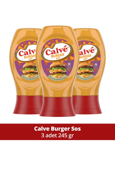 Calve Burger Sos 245g x3 ürün görseli 1
