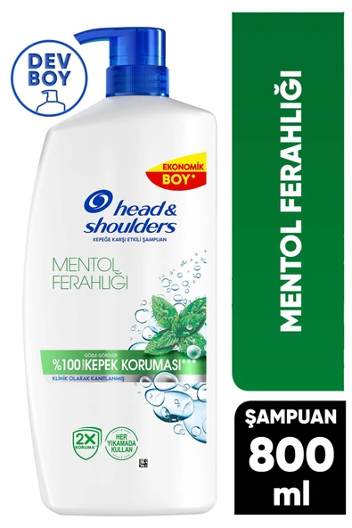 Head & Shoulders Mentol Ferahlığı Şampuan 800 ml ürün görseli 1