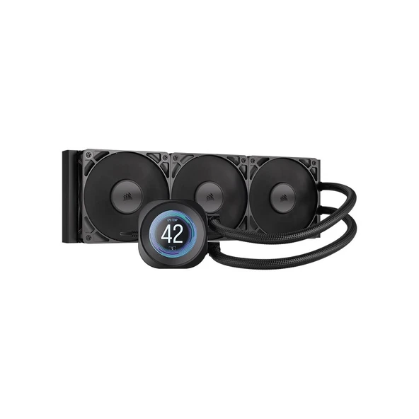 CORSAIR NAUTILUS 360 RS LCD R120 Fanlı 2.1" IPS LCD 360mm Sıvı İşlemci Soğutucu-CW-9061033-WW ürün görseli 1