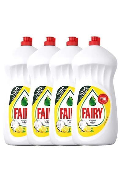 Fairy Sıvı Deterjan Limon 1500 ml X 4 Adet - Resim 2