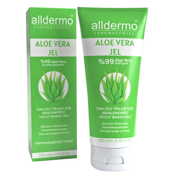 Alldermo Aloe Vera Nemlendirici Jel 200 ML ürün görseli 1