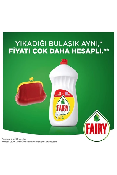 Fairy Sıvı Deterjan Limon 1500 ml X 4 Adet - Resim 5