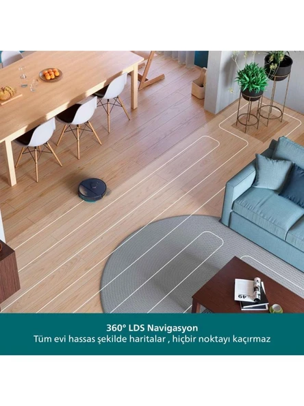 Philips 2000 Serisi XU2000/15 Akıllı Robot Süpürge - Resim 3