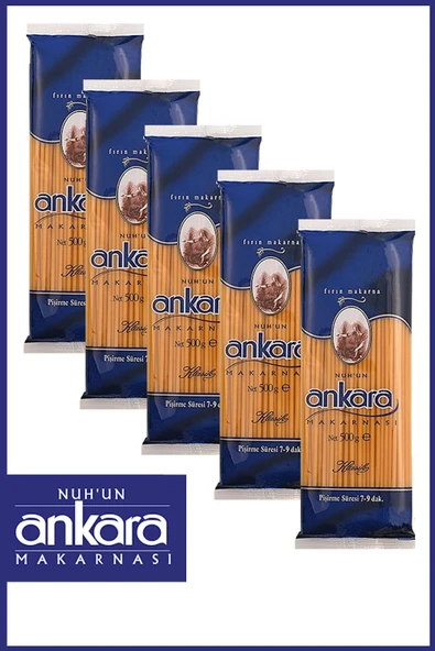 Nuh'un Ankara Fırın Makarna 500 gr x 5 Adet ürün görseli 1