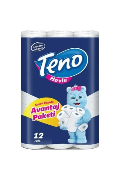 Teno Havlu Havlu 12'li Peçete Avantajlı Paket ürün görseli 1