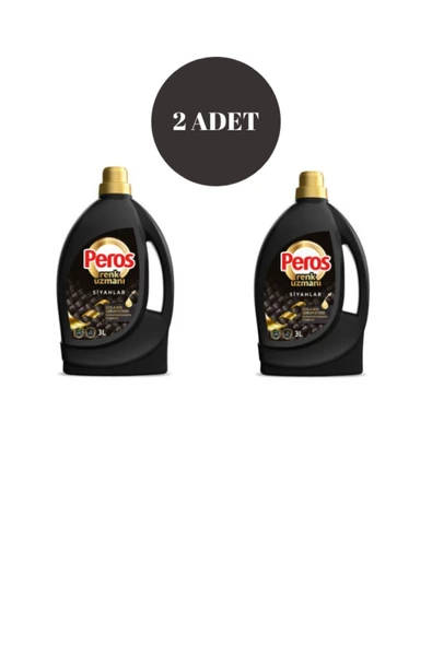 Peros Renk Uzmanı Kolajen Serum Etkisi Siyahlar için Sıvı Deterjan 2 x 3 L ürün görseli 1