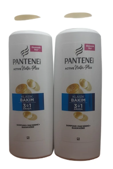 Pantene KLASİK BAKIM 3 Ü 1 ARADA (ŞAMPUAN +SAÇ KREMİ+BAKIM KÜRÜ) 625 ML X 2 ADET ürün görseli 1