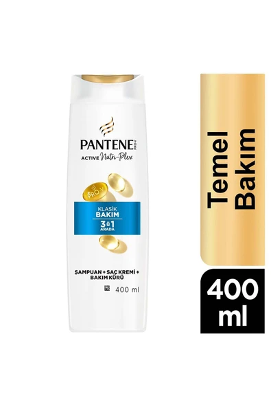 Pantene 400 Ml PNTN Şampuan 3 İn 1 Klasik Bakım ürün görseli 1