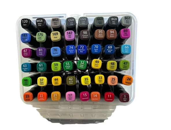 Mona Lisa Artists Touchblack Marker 48 Renk ürün görseli 1