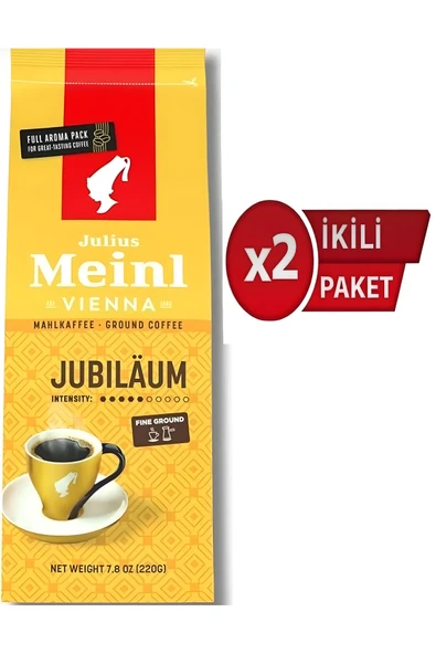 Julius Meinl Jubilaum Filtre Kahve 220 gr X 2 ürün görseli 1