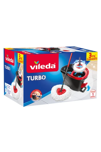 Vileda Turbo Pedallı Temizlik Seti (Komple Set) ürün görseli 1