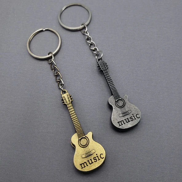 Metal Gitar Anahtarlık ürün görseli 1