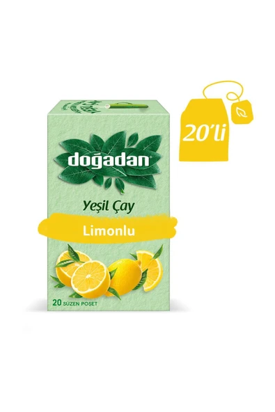 Doğadan Yeşil çay Limonlu 20'li ürün görseli 1