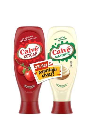 Calve Ketçap 610 Gr & Mayonez 540 Gr 1707 ürün görseli 1