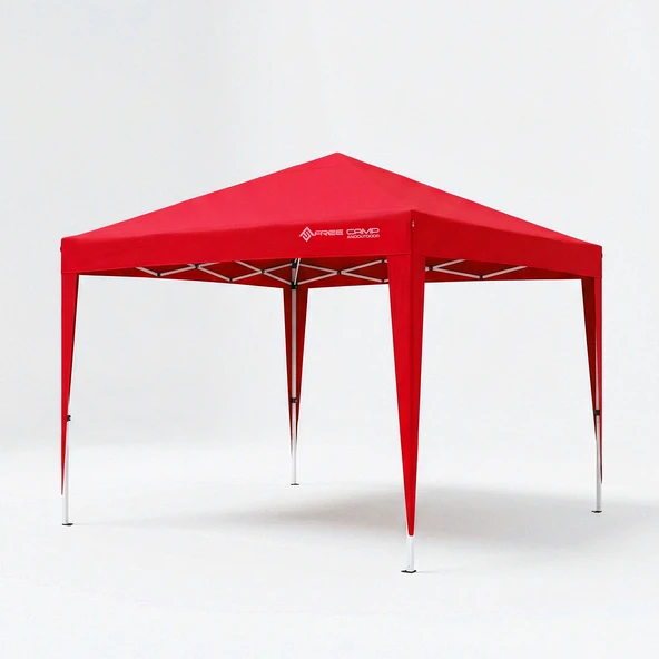 FreeCamp Sevilla AND1024 300x300cm Polyester Otomatik Tente-KIRMIZI ürün görseli 1