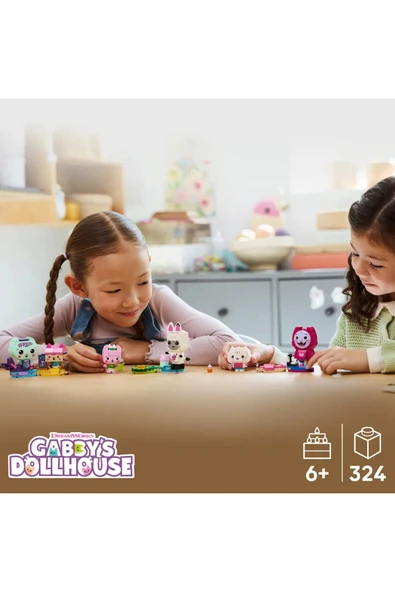 LEGO Gabby’s Dollhouse Gabby’nin Parçalarla İnşa Edilen Kedi Arkadaşları 11215 ürün görseli 1