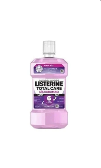 Listerine Total Care Zero Hafif Nane Ağız Bakım Ürünü 500 ml ürün görseli 1