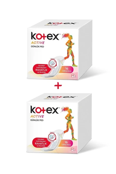 Active Ultra Ince Günlük Ped 16'lı X 2 - Resim 2