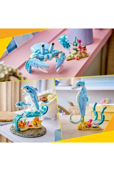 LEGO Creator 3'ü 1 Arada Deniz Hayvanları: Güzel Yunuslar 31385 ürün görseli 1