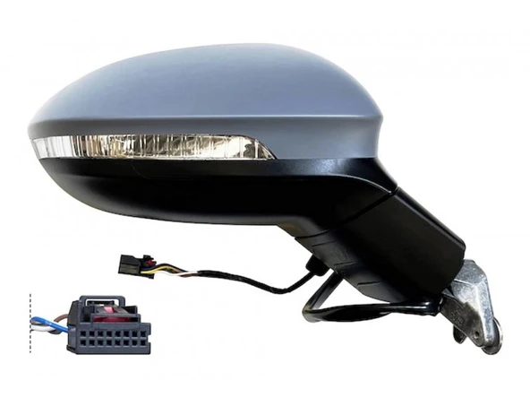 Vw Golf8 Elektrıklı Ayna 21--Den İtibaren; Isıtmalı Sınyallı Astarlı Sağ 5H1-857-508-9B9 (Oem No: 5H1-857-508-9B9) ürün görseli 1