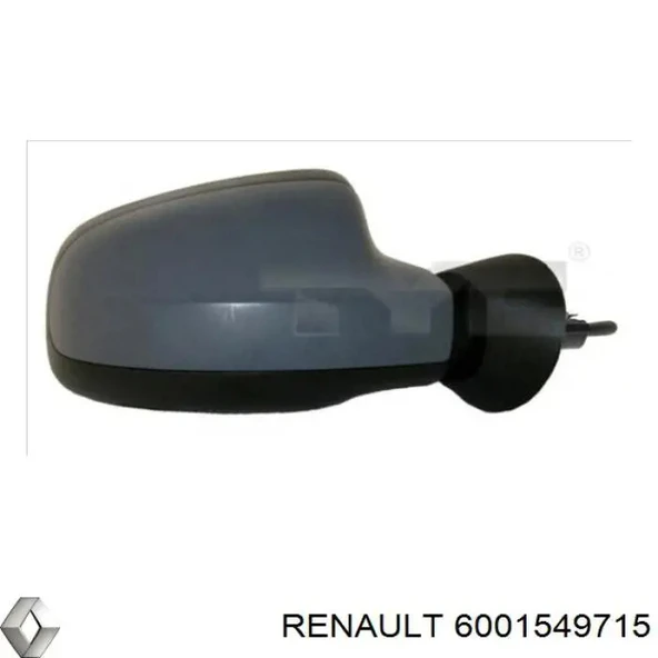Dacia Sandero - Logan Mcv - Duster (2012 Yılında Çıkan Kasa) Ayna Kapağı Sağ (Astarlı) Renault - Stepway - 2009-2012 (Oe ürün görseli 1