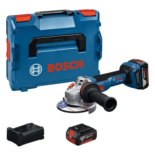 Bosch GWS 18V-11 2x5.0Ah Çift Akülü Taşlama ürün görseli 1