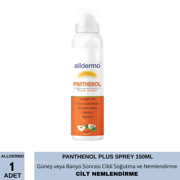 Alldermo Panthenol Plus Sprey 150ML 1 Adet - Resim 2