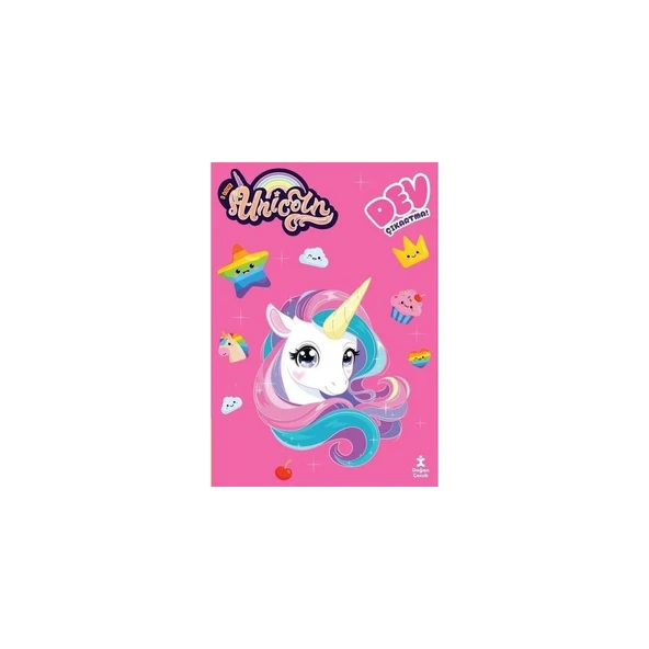 Doğan  Unicorn  Dev  Çıkartmalı Boyama ürün görseli 1