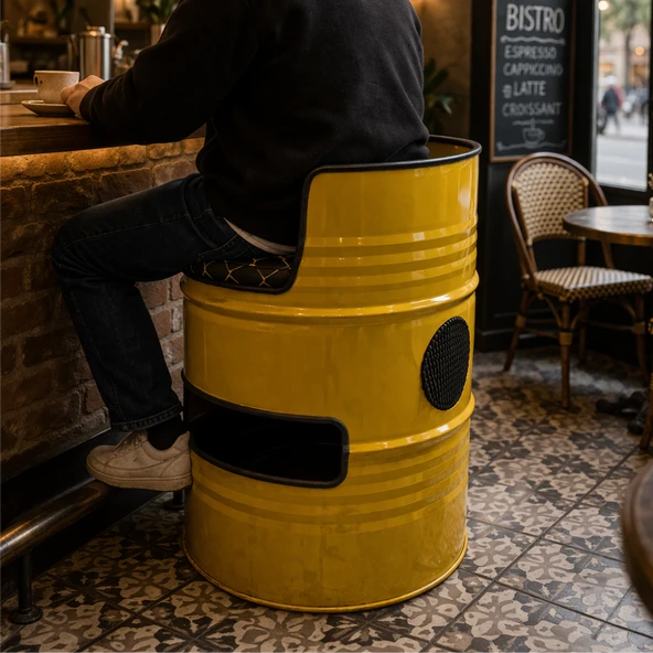 Varil Cafe Koltuğu - Bistro Koltuk - Resim 3