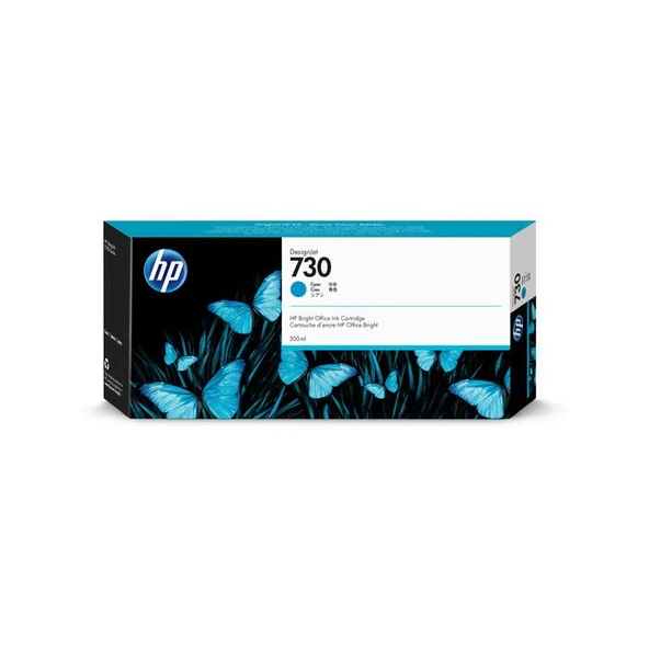 HP 730-P2V68A Mavi Kartuş ürün görseli 1