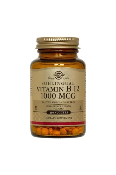 Solgar Vitamin B12 1000 Mcg 100 Tablet ürün görseli 1
