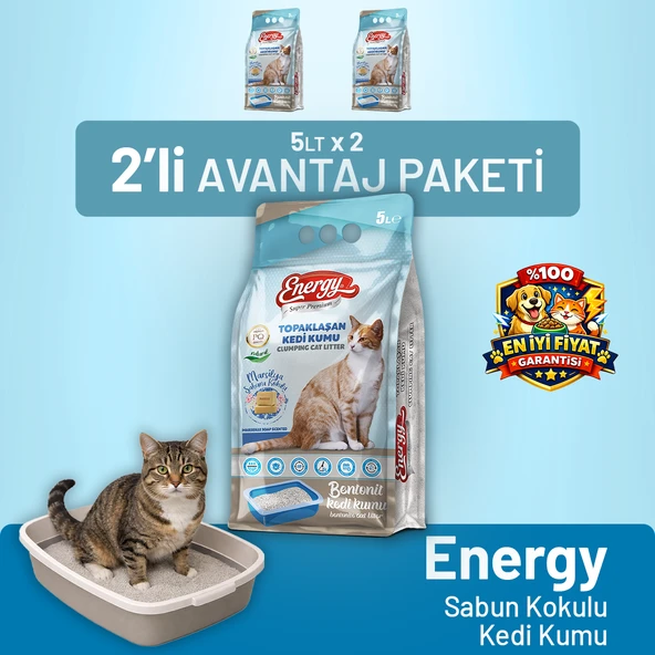 Kedi Kumu Sabun Kokulu 5 lt - 2 Adet ürün görseli 1