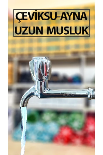 Çevik Su (Ayna Model) Musluk Uzun Tip - Resim 3